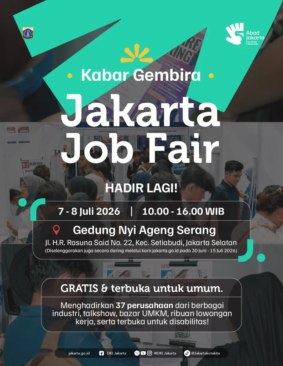 Job Fair Kabupaten Magetan 2026 (Suku Dinas TKTE Wilayah Kabupaten Magetan Barat) : 7-8 Juli 2026